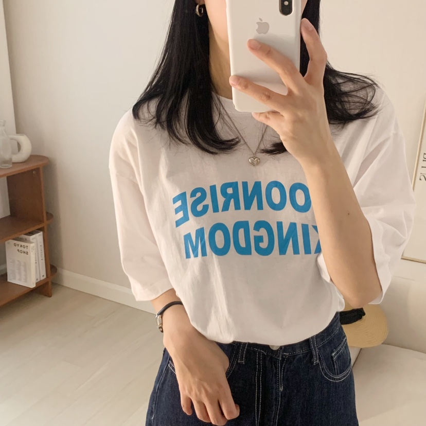 HELLO JINI韓國代購女裝新款時尚25春夏休閑熱賣推薦真品T恤HELLO JINIT恤