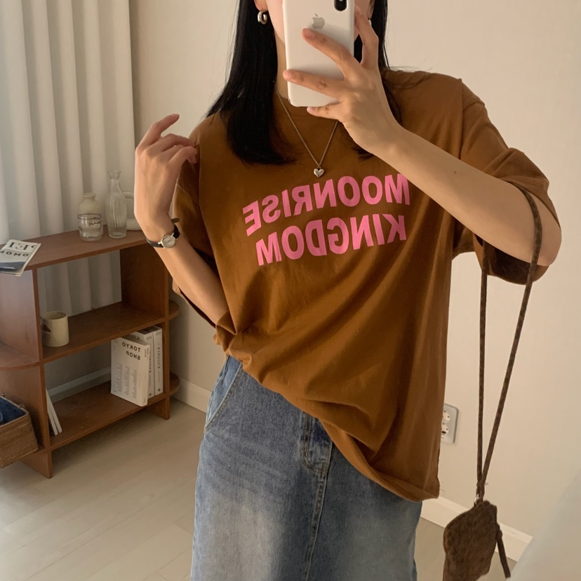 HELLO JINI韓國代購女裝新款時尚25春夏休閑熱賣推薦真品T恤HELLO JINIT恤