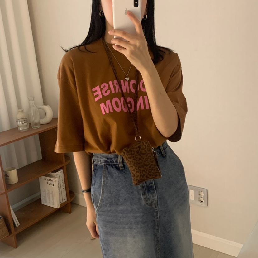 HELLO JINI韓國代購女裝新款時尚25春夏休閑熱賣推薦真品T恤HELLO JINIT恤