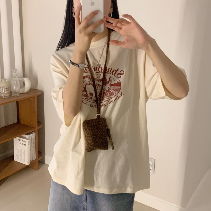 HELLO JINI東大門代購女裝新品推薦25春夏職業熱賣人氣T恤HELLO JINIT恤