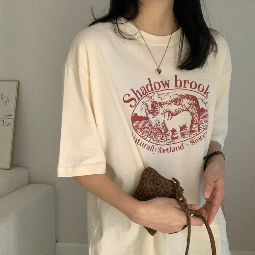 HELLO JINI東大門代購女裝新品推薦25春夏職業熱賣人氣T恤HELLO JINIT恤