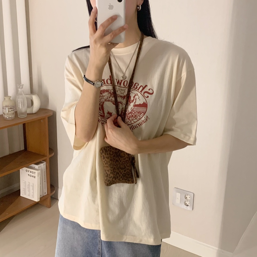 HELLO JINI東大門代購女裝新品推薦25春夏職業熱賣人氣T恤HELLO JINIT恤