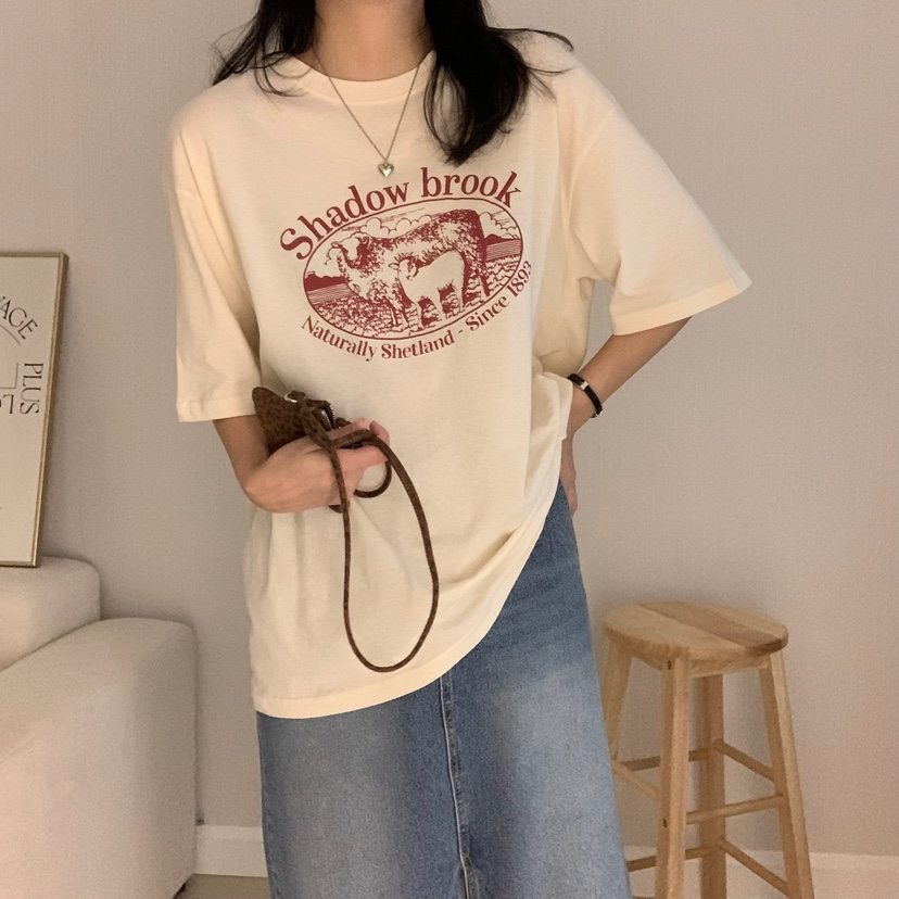 HELLO JINI東大門代購女裝新品推薦25春夏職業熱賣人氣T恤HELLO JINIT恤