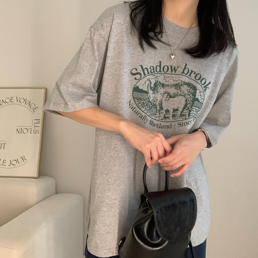 HELLO JINI東大門代購女裝新品推薦25春夏職業熱賣人氣T恤HELLO JINIT恤