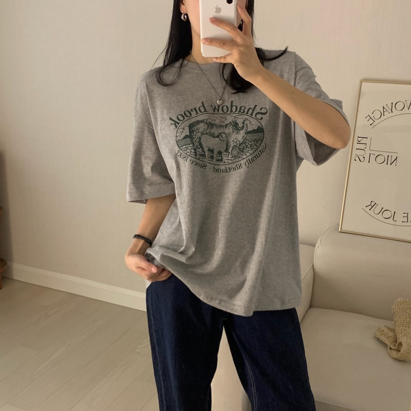 HELLO JINI東大門代購女裝新品推薦25春夏職業熱賣人氣T恤HELLO JINIT恤