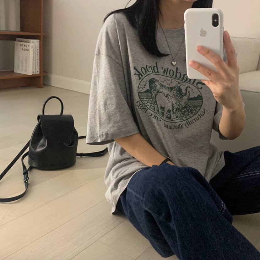 HELLO JINI東大門代購女裝新品推薦25春夏職業熱賣人氣T恤HELLO JINIT恤