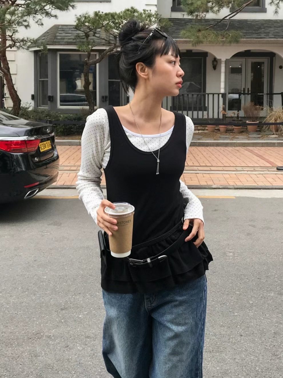 GROOMING韓國直郵女士新款時尚真品人氣休閑熱賣推薦吊帶背心PARTY吊帶/背心