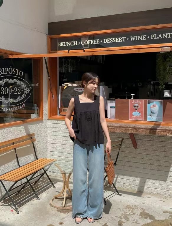 GROOMING東大門直郵女士新款25春夏人氣推薦休閑熱賣牛仔褲GROOMING牛仔褲