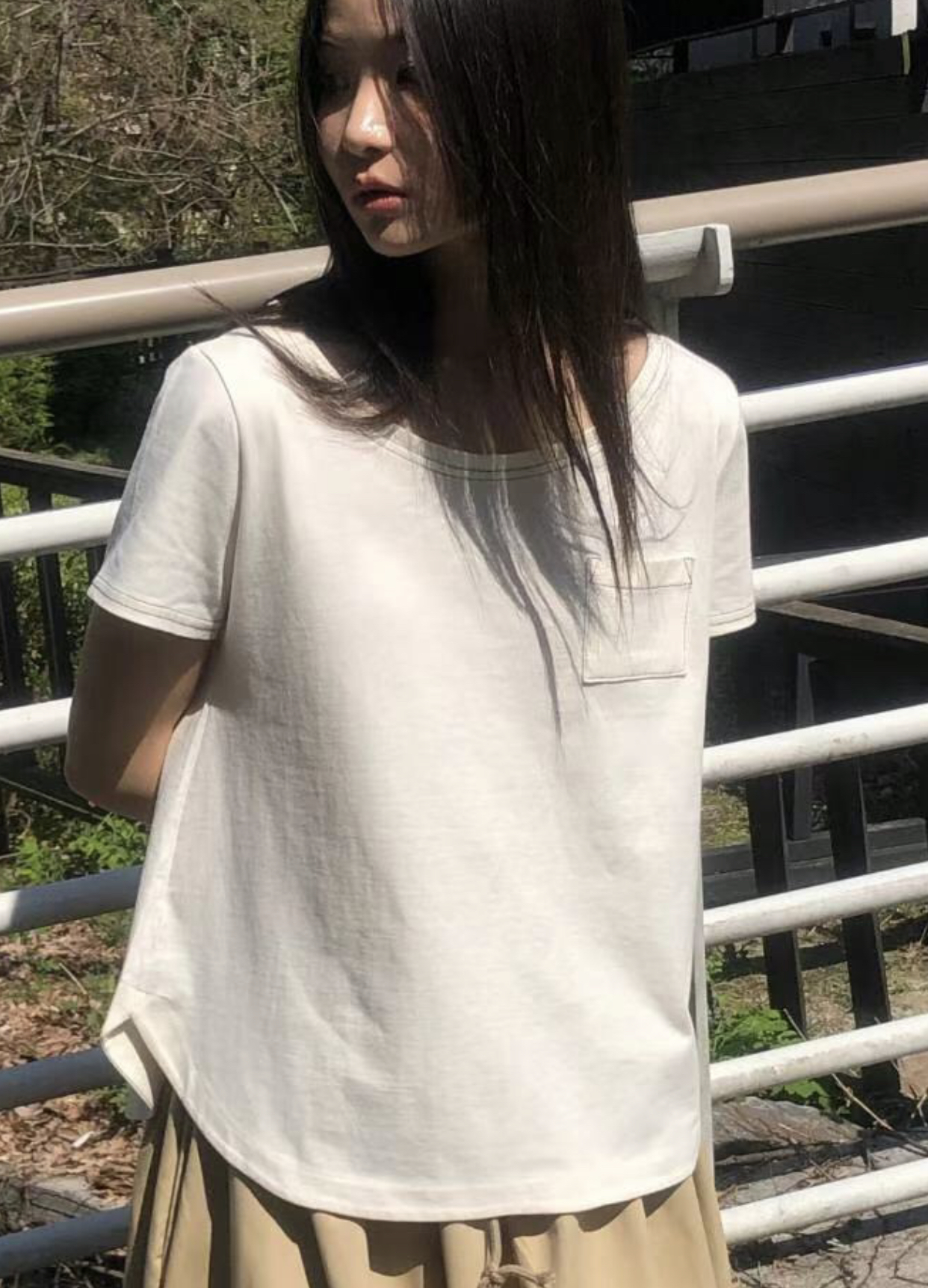 EXCUSE東大門實拍女裝新款25春夏人氣熱賣職業真品推薦時尚T恤EXCUSET恤