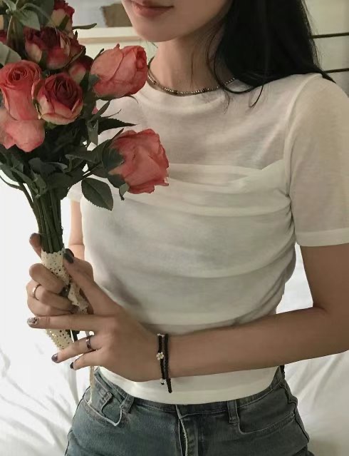 GROOMING韓國直郵女士新款人氣真品休閑職業熱賣25春夏時尚T恤GROOMINGT恤