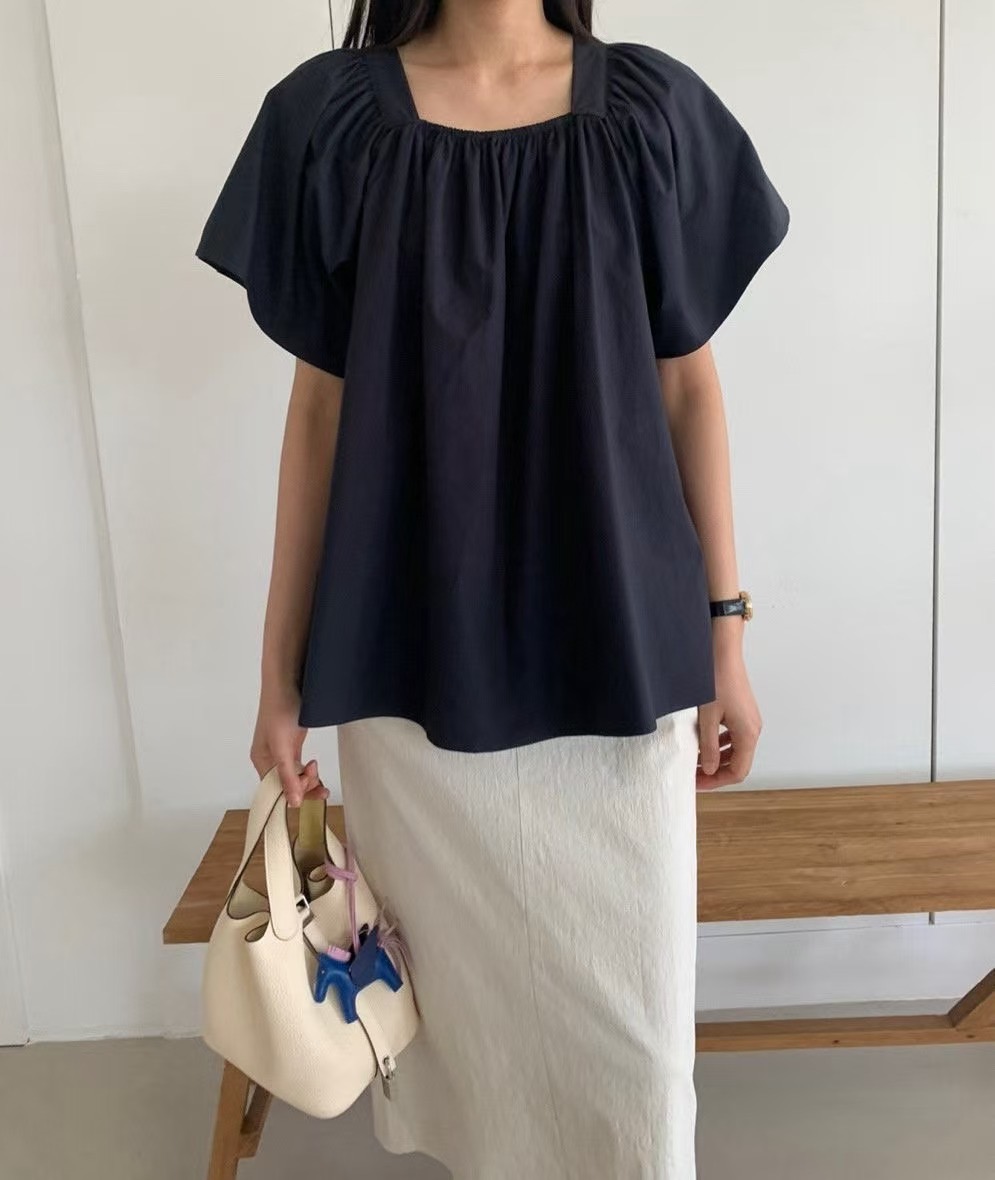 LUCKY ROOM韓國直郵女士新款職業人氣時尚25春夏襯衫蕾絲衫LUCKY ROOM襯衫/蕾絲衫