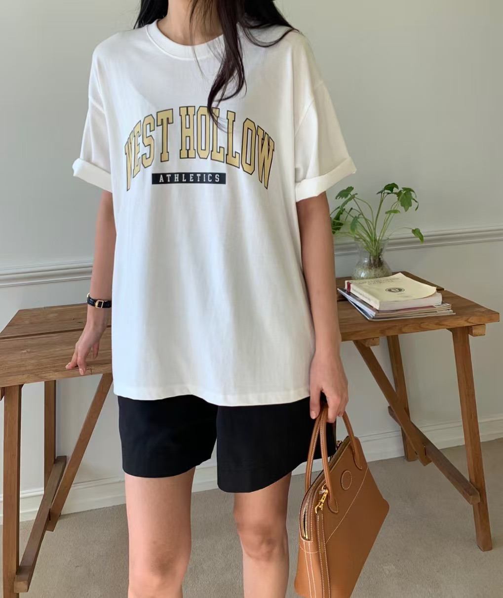 LUCKY ROOM東大門實拍女士新品真品熱賣職業人氣時尚休閑T恤LUCKY ROOMT恤圖色2