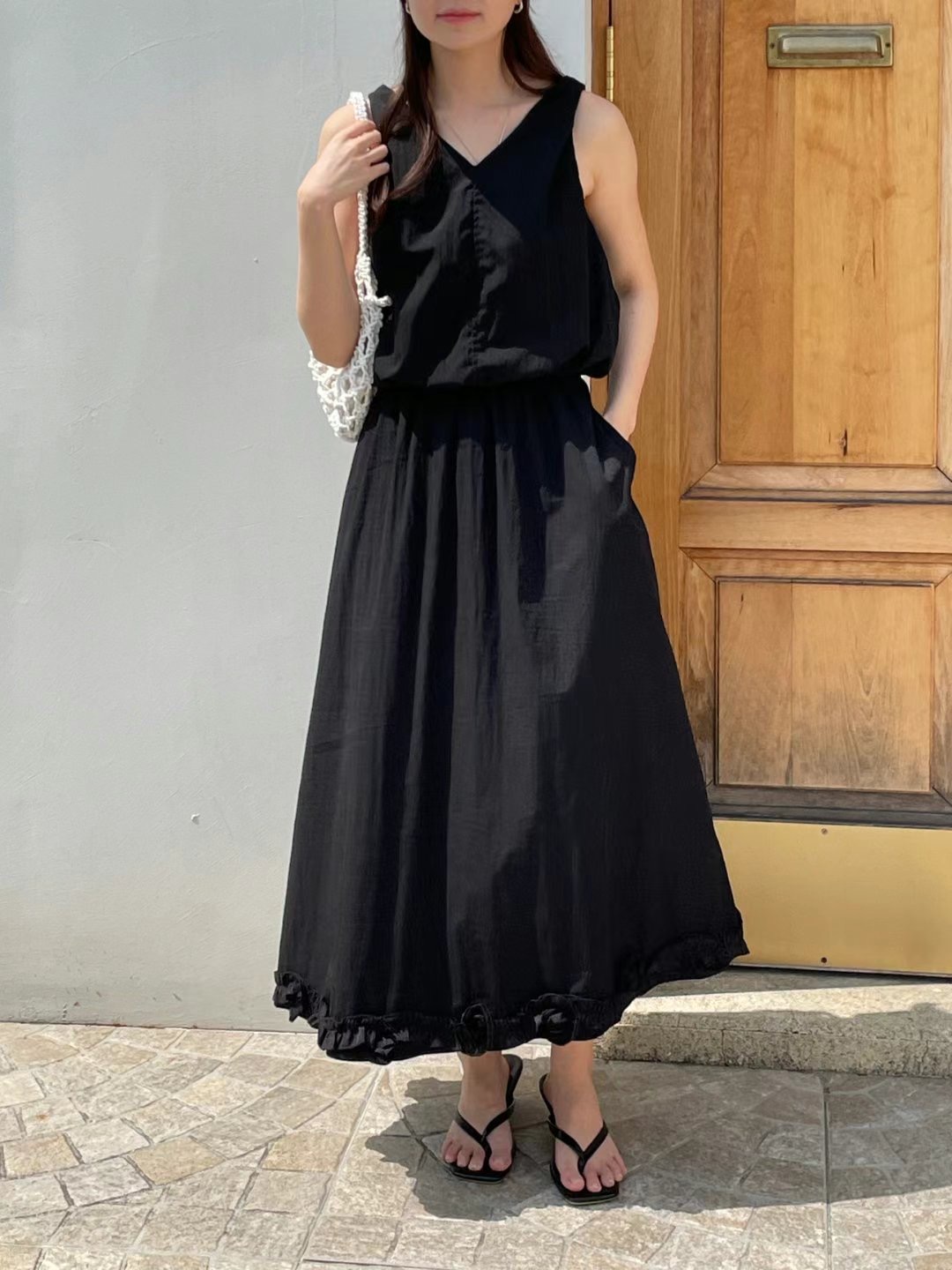 BLACK PIG東大門直郵女裝新品推薦時尚25春夏人氣休閑連衣裙VIVIAN_LEE連衣裙