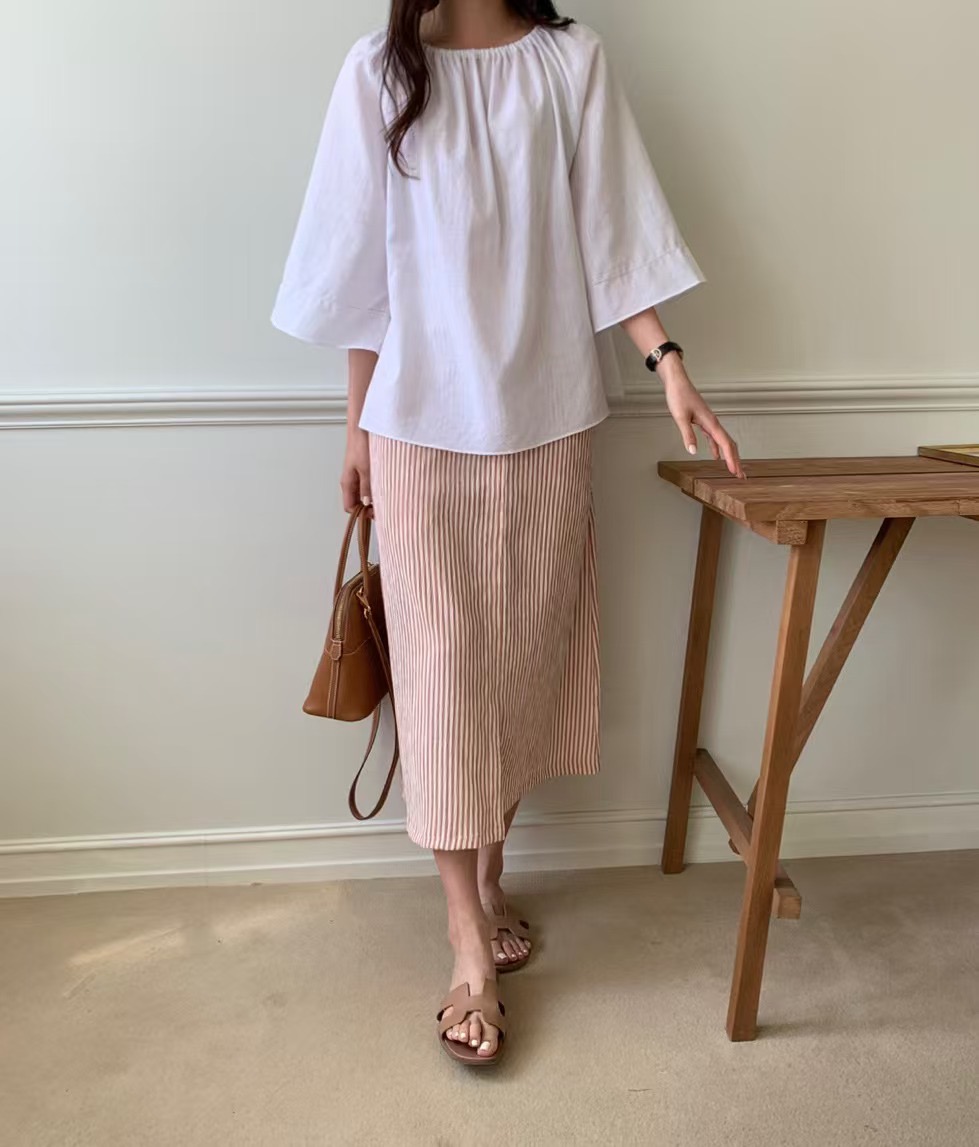 LUCKY ROOM韓國代購女裝新款推薦人氣時尚職業25春夏襯衫蕾絲衫LUCKY ROOM襯衫/蕾絲衫