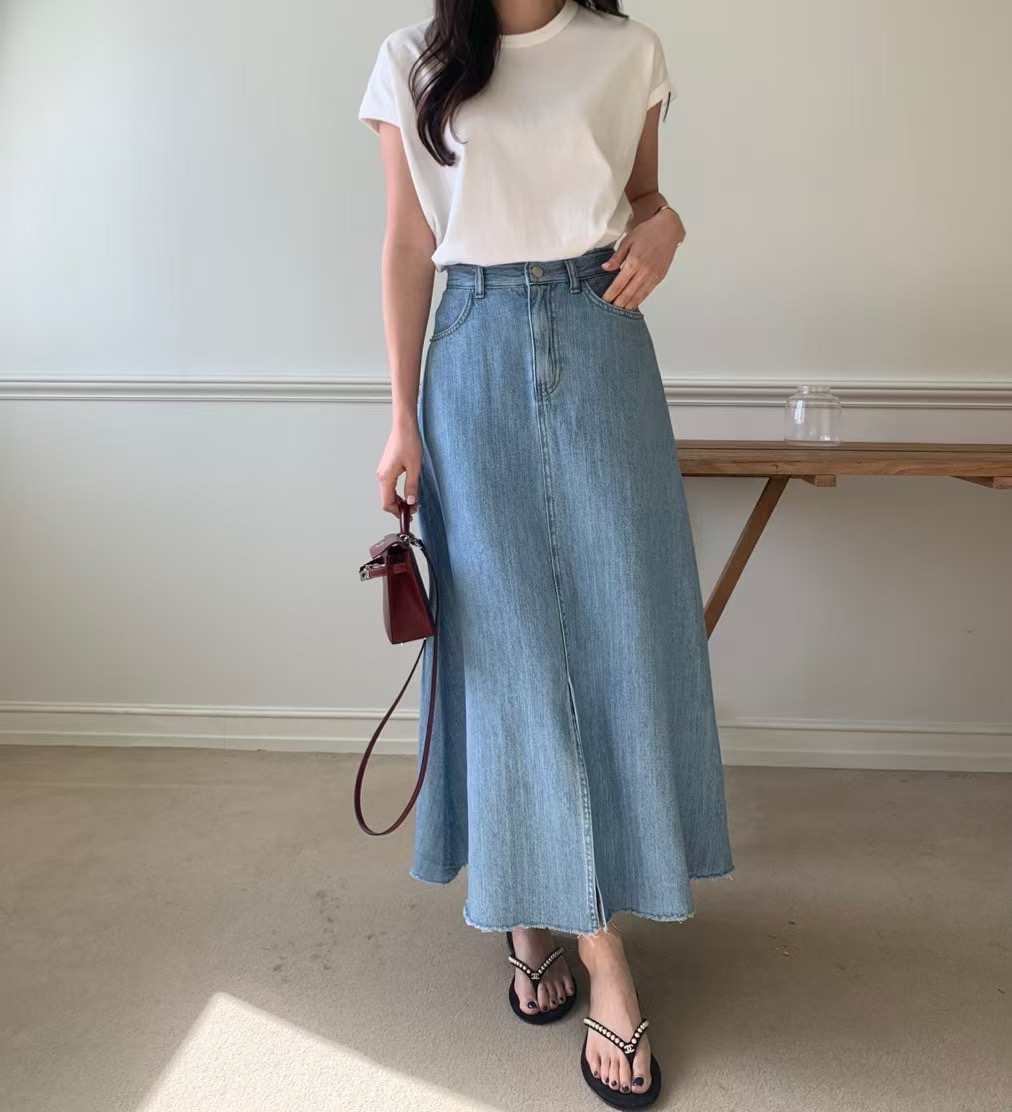 LUCKY ROOM東大門直郵女士新品職業人氣熱賣時尚25春夏長裙LUCKY ROOM長裙