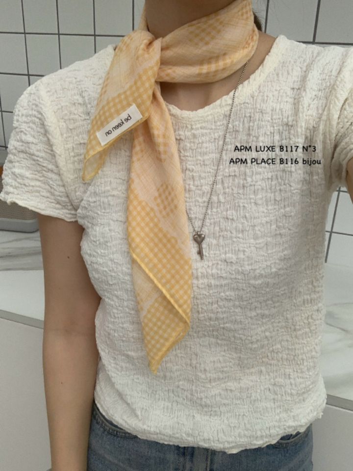 N3東大門代購女裝新款職業推薦25春夏時尚休閑真品圍巾披肩N3圍巾/披肩
