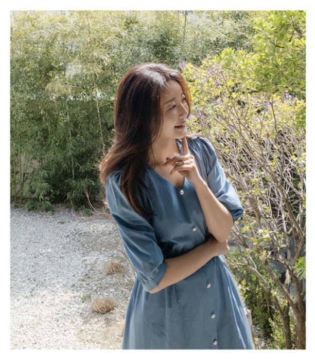 FRILL-T韓國代購女士新款推薦25春夏人氣熱賣職業休閑連衣裙FRILL-T連衣裙