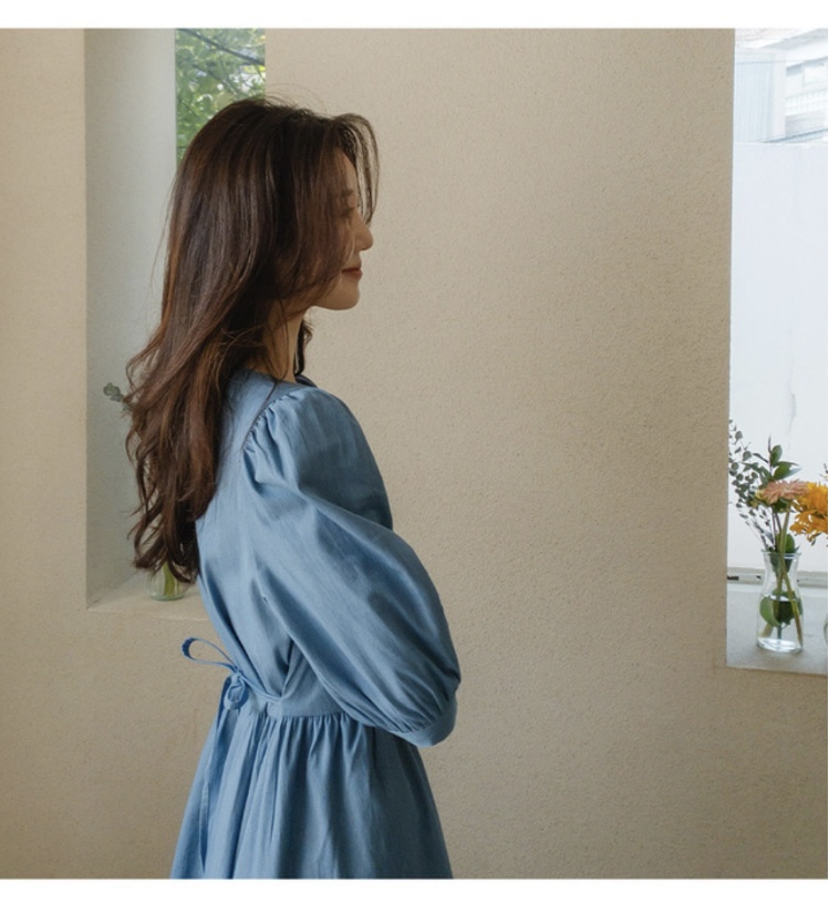 FRILL-T韓國代購女士新款推薦25春夏人氣熱賣職業休閑連衣裙FRILL-T連衣裙