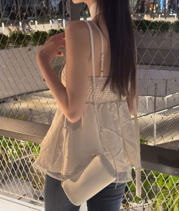 BOBBIE DOLL韓國直郵女裝新款推薦熱賣25春夏吊帶背心含脖帶BOBBIE DOLL吊帶/背心