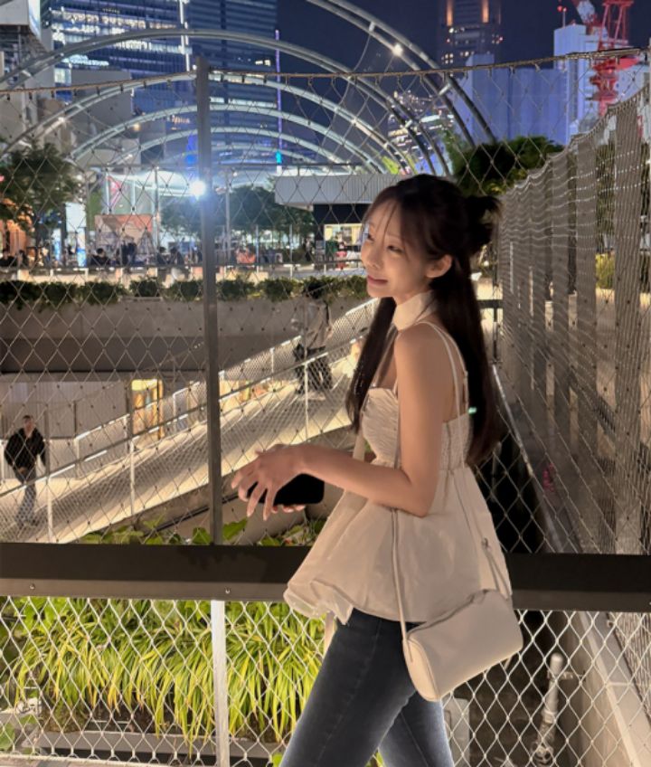 BOBBIE DOLL韓國直郵女裝新款推薦熱賣25春夏吊帶背心含脖帶BOBBIE DOLL吊帶/背心