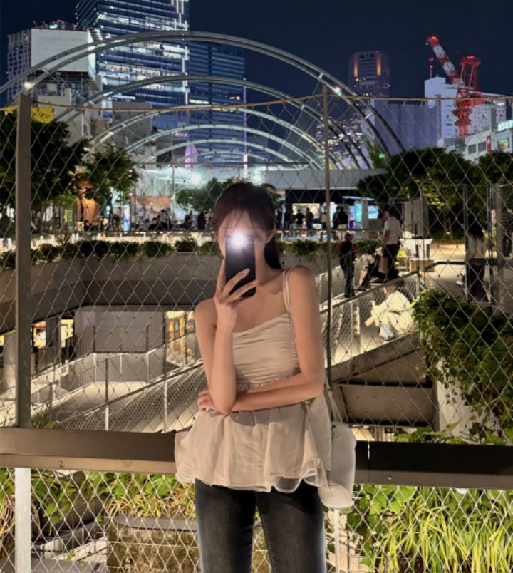 BOBBIE DOLL韓國直郵女裝新款推薦熱賣25春夏吊帶背心含脖帶BOBBIE DOLL吊帶/背心