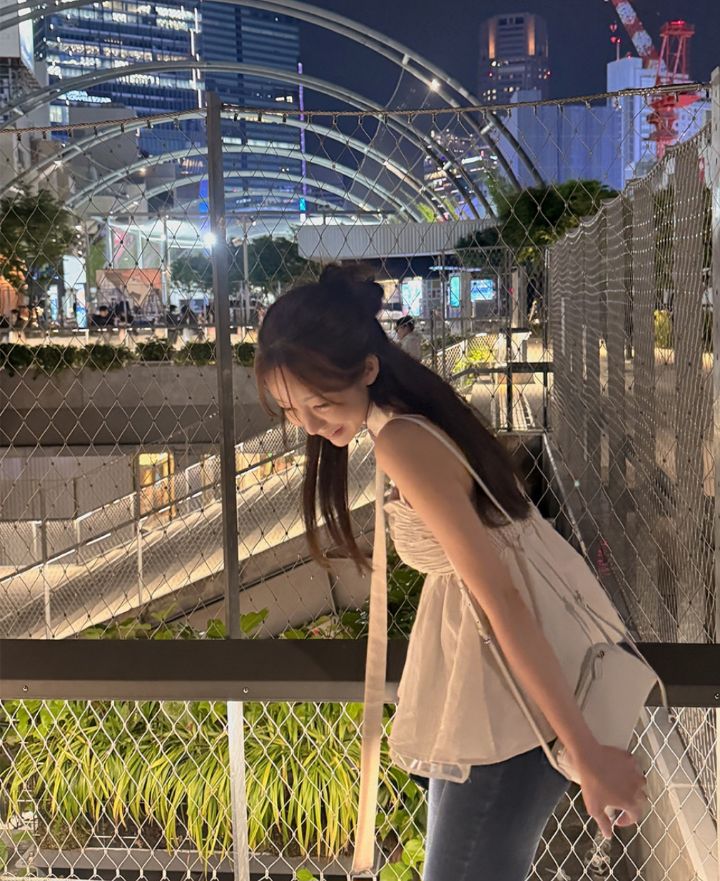 BOBBIE DOLL韓國直郵女裝新款推薦熱賣25春夏吊帶背心含脖帶BOBBIE DOLL吊帶/背心
