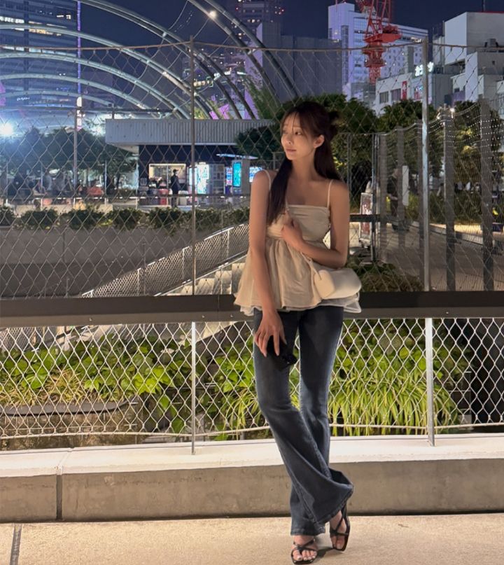 BOBBIE DOLL韓國直郵女裝新款推薦熱賣25春夏吊帶背心含脖帶BOBBIE DOLL吊帶/背心