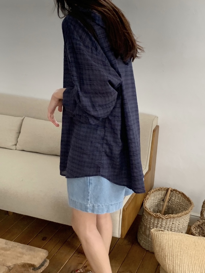WOOD韓國代購女裝新款真品熱賣人氣推薦時尚襯衫蕾絲衫兜帽WOOD襯衫/蕾絲衫