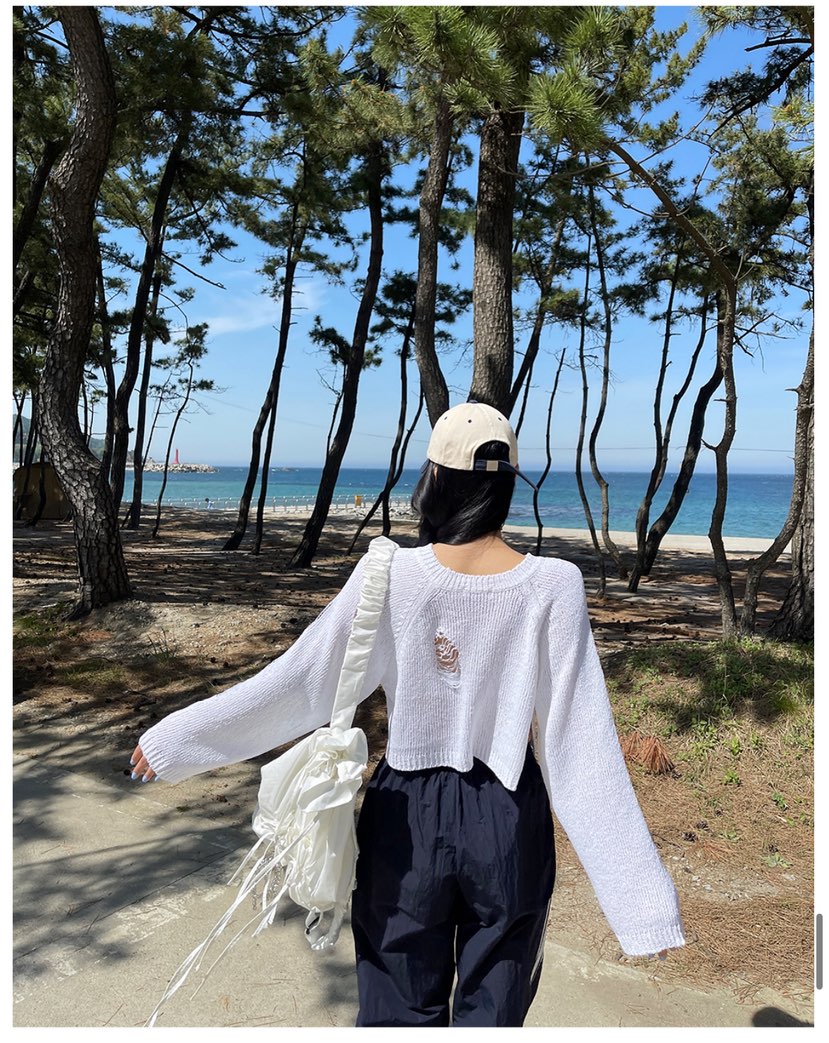 UNA/THE MAY韓國代購女士新款時尚人氣熱賣職業休閑針織衫THEMAY/UNA針織衫