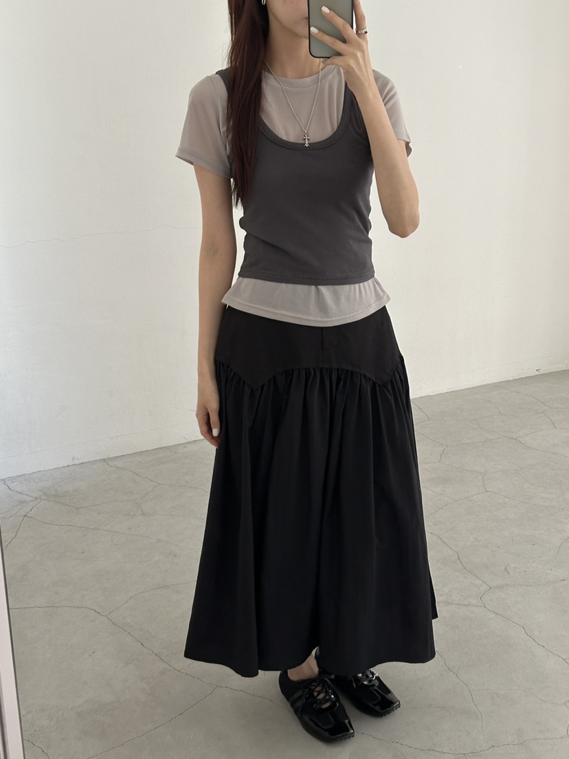 MUSE-P東大門實拍女士新品職業人氣25春夏熱賣休閑長裙棉質MUSE-P長裙