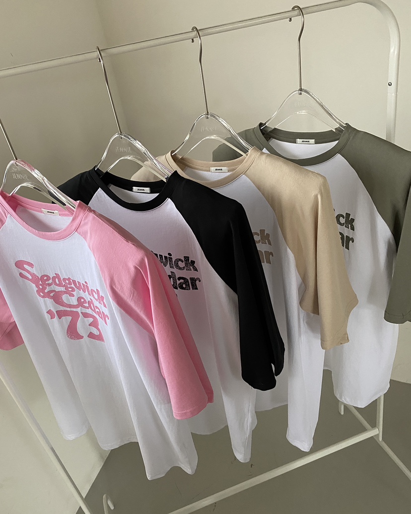 JENNIE東大門直郵女裝新品職業真品人氣時尚熱賣25春夏休閑T恤JENNIE/VENEFITT恤