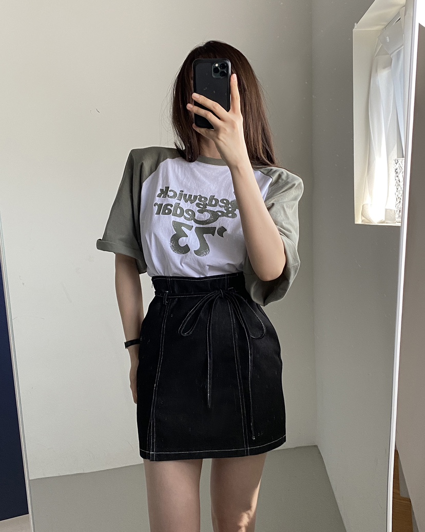 JENNIE東大門直郵女裝新品職業真品人氣時尚熱賣25春夏休閑T恤JENNIE/VENEFITT恤