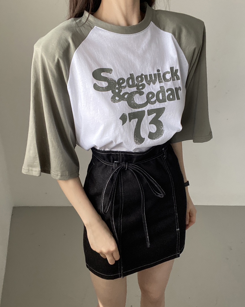 JENNIE東大門直郵女裝新品職業真品人氣時尚熱賣25春夏休閑T恤JENNIE/VENEFITT恤