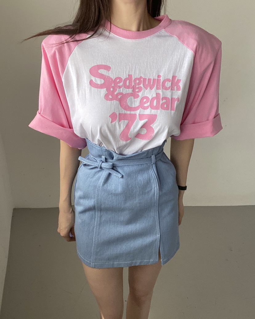 JENNIE東大門直郵女裝新品職業真品人氣時尚熱賣25春夏休閑T恤JENNIE/VENEFITT恤