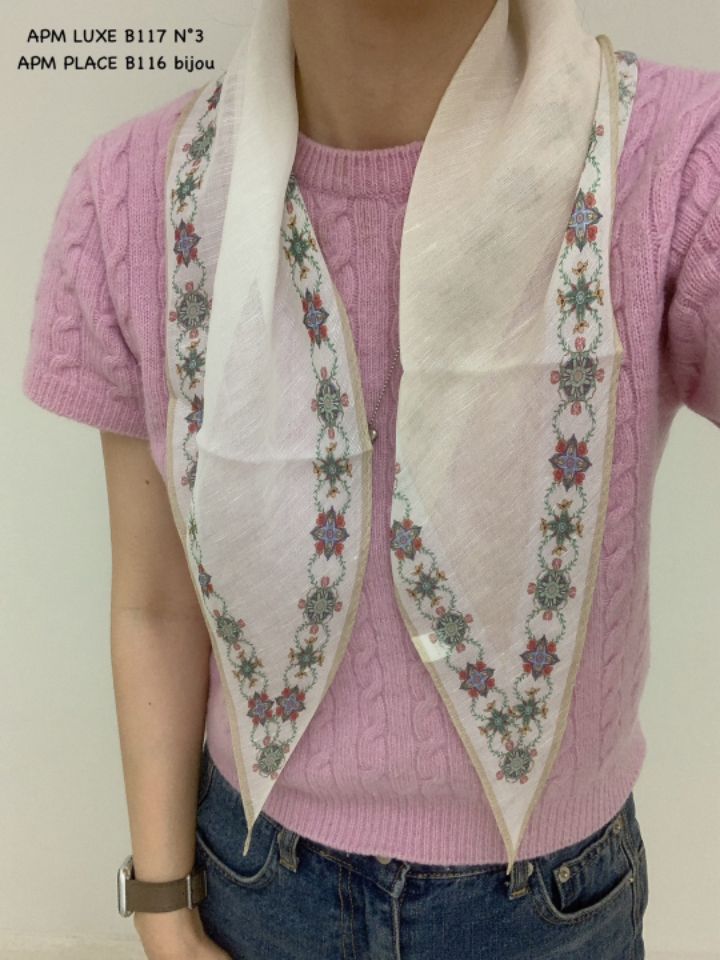 N3韓國直郵女士新品時尚真品休閑職業熱賣人氣圍巾披肩亞麻N3圍巾/披肩