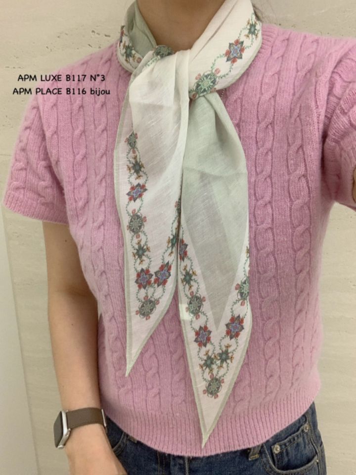 N3韓國直郵女士新品時尚真品休閑職業熱賣人氣圍巾披肩亞麻N3圍巾/披肩