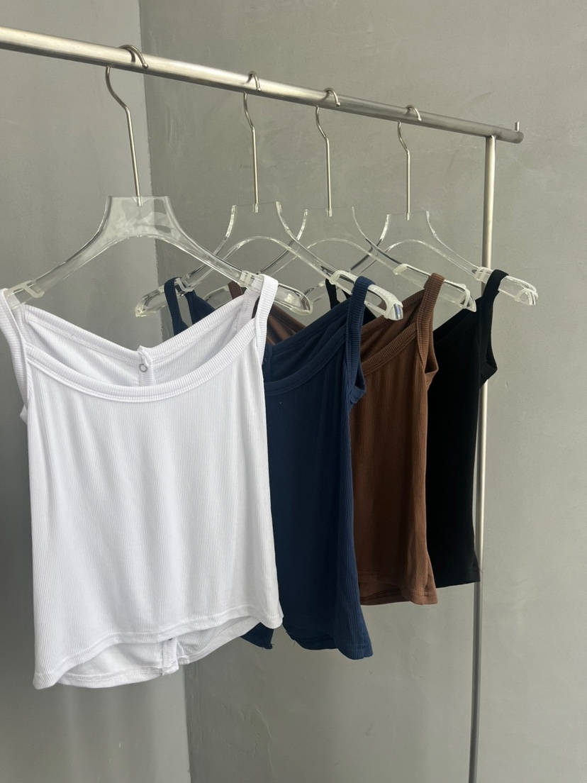 UNA/THE MAY東大門代購女裝新款推薦人氣25春夏職業吊帶背心THEMAY/UNA吊帶/背心