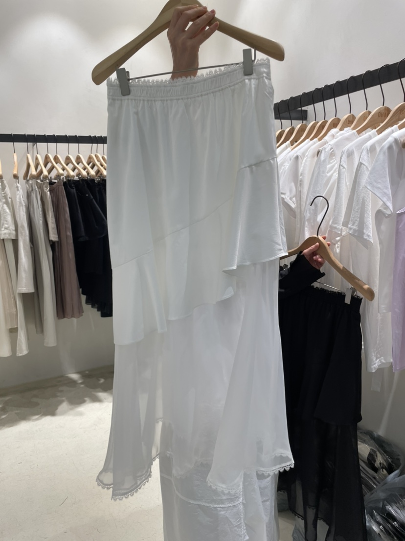 OHAO東大門實拍女士新品人氣時尚真品25春夏推薦半身裙中短裙OHAO/HA MONG半身裙/中短裙