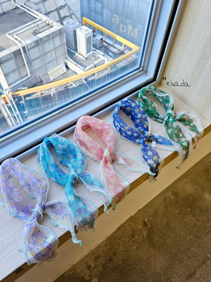 EBADA東大門實拍女裝新款職業熱賣25春夏真品休閑圍巾披肩紗布EBADA圍巾/披肩