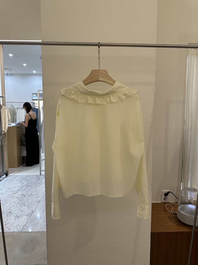 BPLAN韓國直郵女裝新品真品推薦熱賣休閑職業時尚襯衫蕾絲衫BPLAN襯衫/蕾絲衫