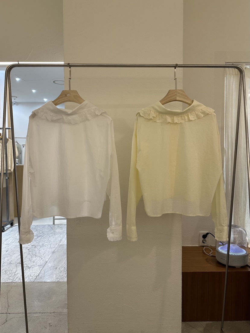 BPLAN韓國直郵女裝新品真品推薦熱賣休閑職業時尚襯衫蕾絲衫BPLAN襯衫/蕾絲衫