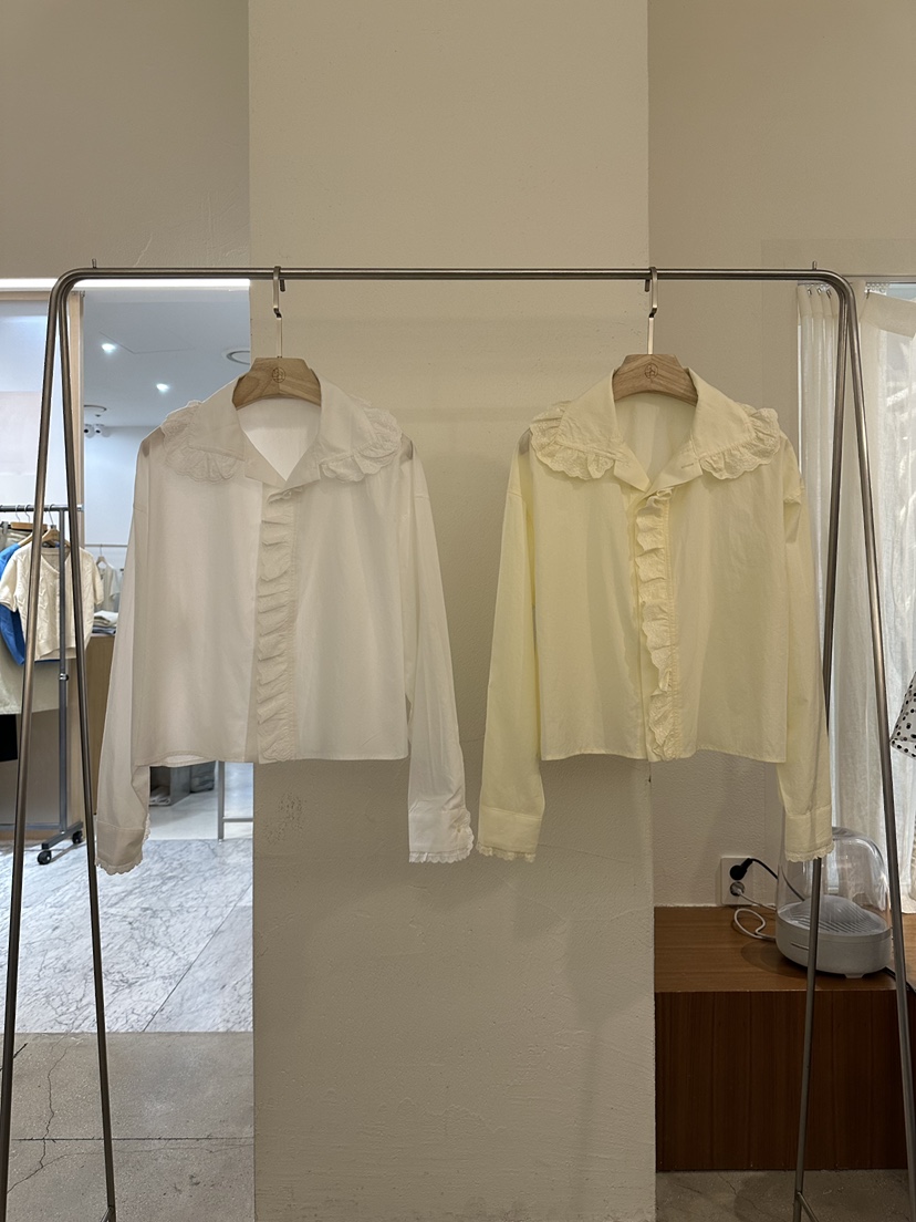 BPLAN韓國直郵女裝新品真品推薦熱賣休閑職業時尚襯衫蕾絲衫BPLAN襯衫/蕾絲衫