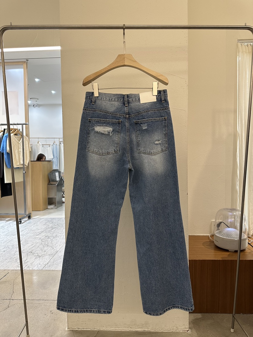 BPLAN韓國代購女裝新品職業熱賣推薦時尚休閑25春夏人氣牛仔褲BPLAN牛仔褲