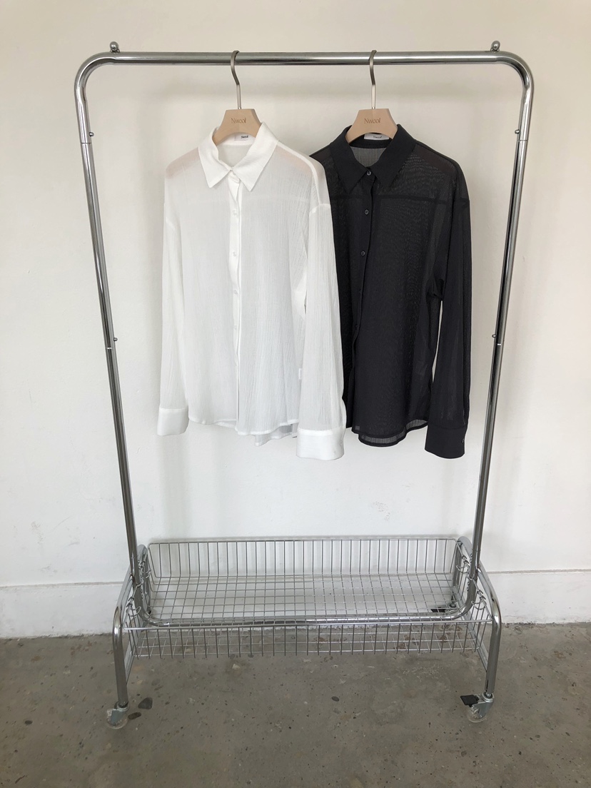 NWEOL韓國代購女裝新款時尚25春夏推薦真品職業休閑襯衫蕾絲衫NWEOL襯衫/蕾絲衫