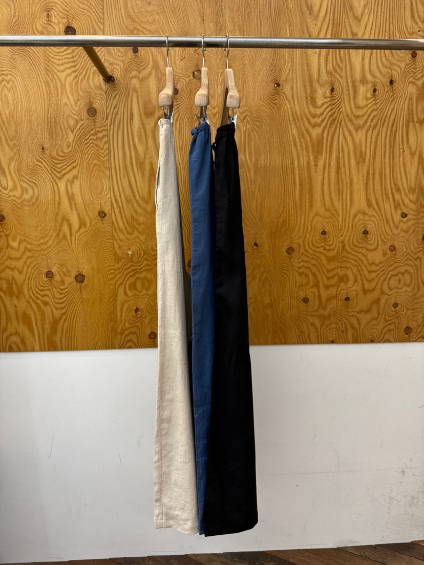 PROJECTVIEW韓國代購女裝新品熱賣人氣25春夏休閑褲亞麻布紐扣PROJECTVIEW休閑褲