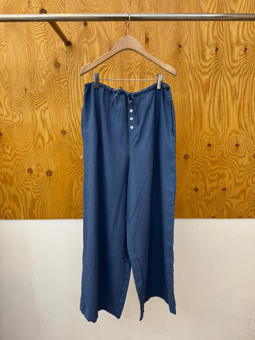 PROJECTVIEW韓國代購女裝新品熱賣人氣25春夏休閑褲亞麻布紐扣PROJECTVIEW休閑褲圖色2
