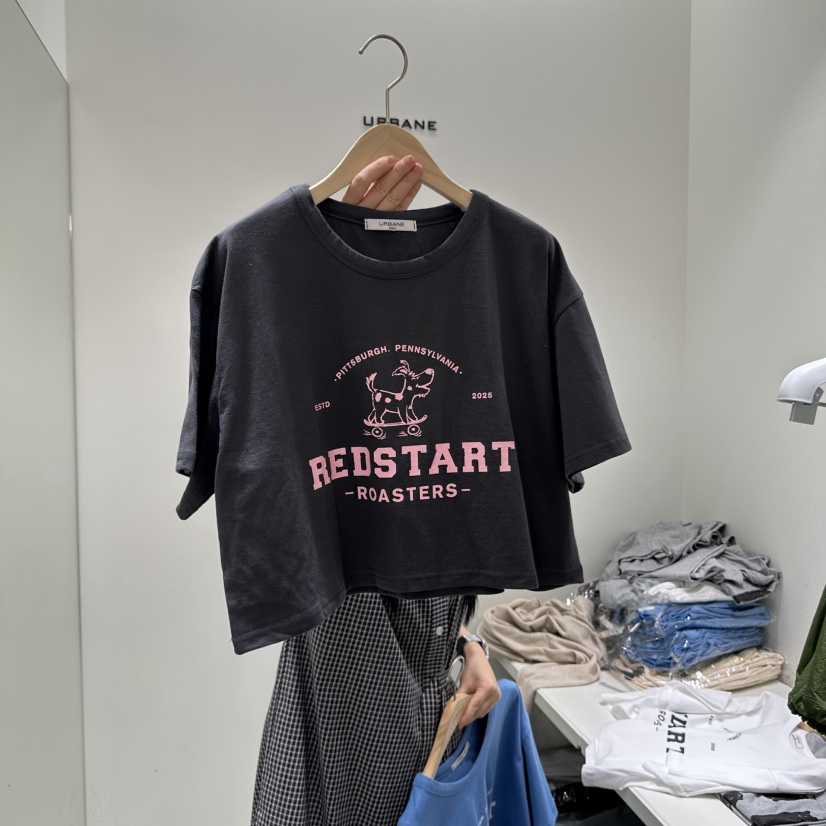 URBANE-P東大門實拍女士新品時尚休閑人氣真品推薦25春夏T恤URBANE-PT恤圖色3