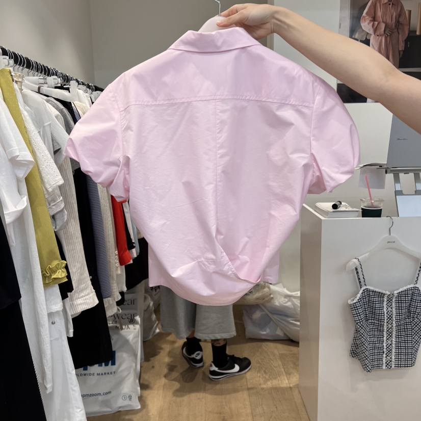 RUMIRU/AWEAR東大門代購女士新品職業推薦休閑人氣襯衫蕾絲衫awear/RUMIRU襯衫/蕾絲衫