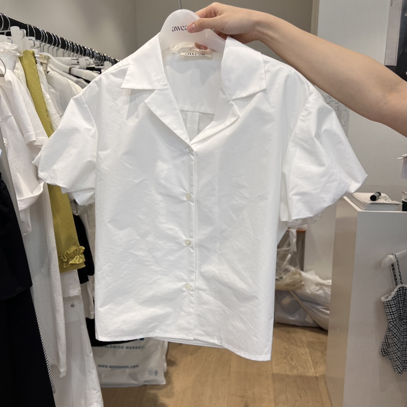 RUMIRU/AWEAR東大門代購女士新品職業推薦休閑人氣襯衫蕾絲衫awear/RUMIRU襯衫/蕾絲衫圖色2