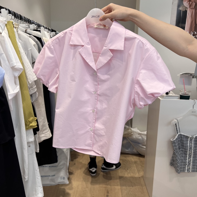 RUMIRU/AWEAR東大門代購女士新品職業推薦休閑人氣襯衫蕾絲衫awear/RUMIRU襯衫/蕾絲衫圖色3
